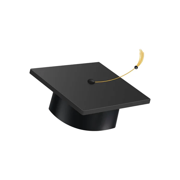 Graduação Academic Cap Composição —  Vetores de Stock