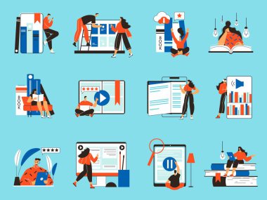 Çevrimiçi Kütüphane Simgeleri Ayarlandı