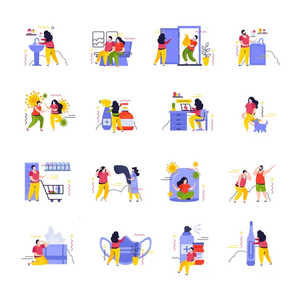 Set de iconos de higiene — Archivo Imágenes Vectoriales