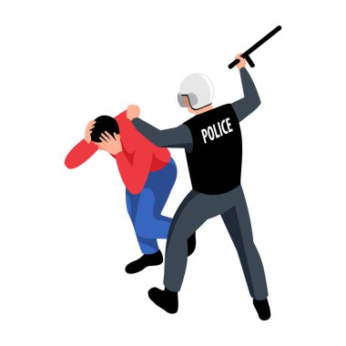 Polis İzometrik Simgesi