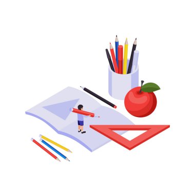 STEM Eğitim Vektörü İllüstrasyonu