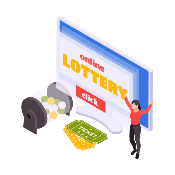 Loterij Vector Illustratie — Stockvector