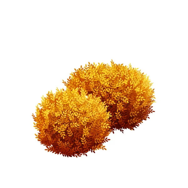 Illustration des buissons d'automne — Image vectorielle