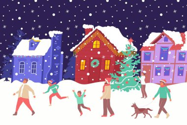 Noel Evi Işıkları Kompozisyonu