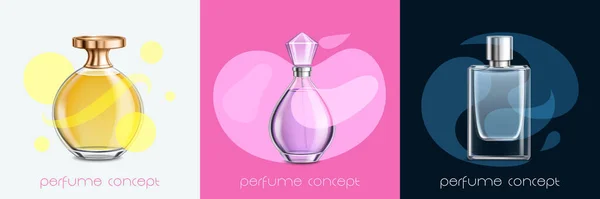 Concept de conception de parfum — Image vectorielle
