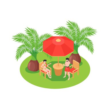 Resort Isometric Bileşimi