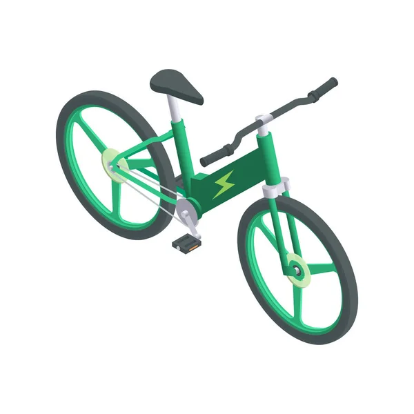 Illustration vectorielle de vélo écologique — Image vectorielle