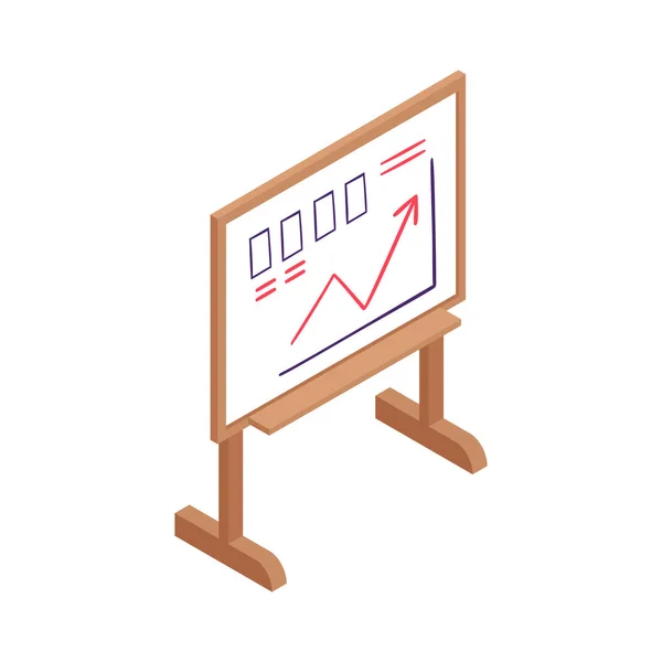 Voorraden Groeipresentatie Samenstelling — Stockvector