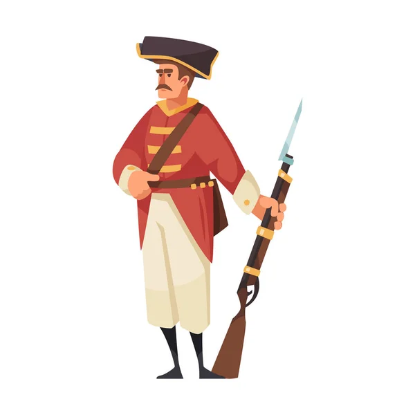 Composição do pirata soldado do exército — Vetor de Stock