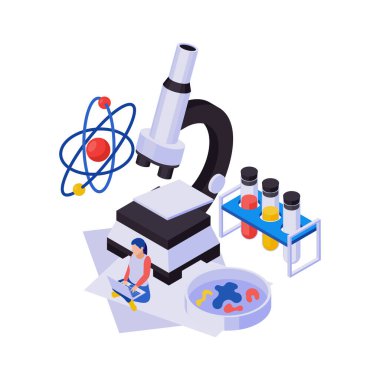 STEM Eğitim Vektörü İllüstrasyonu