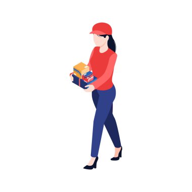Kadın Postacı Isometric Bestesi