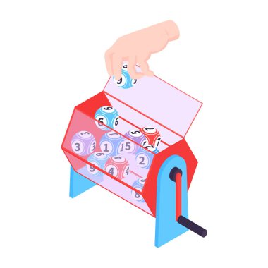 Fortune Piyango Vektörü İllüstrasyonu