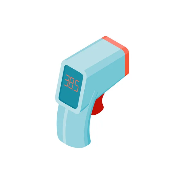 Samenstelling contactloze thermometer — Stockvector