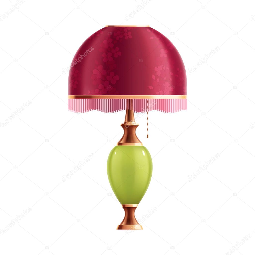 Bedside Table Lamp Composition