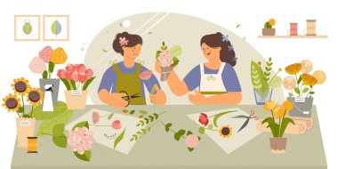 Çiçek Düzenleme Düz Bileşimi