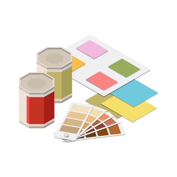 Illustration de palette de couleurs — Image vectorielle