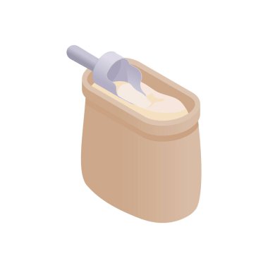 Fırın Un Vektörü İllüstrasyonu