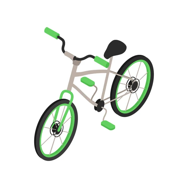 Изометрическая иллюстрация велосипеда — стоковый вектор