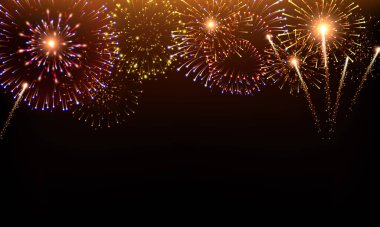 Pyrotechnics And Fireworks Background clipart