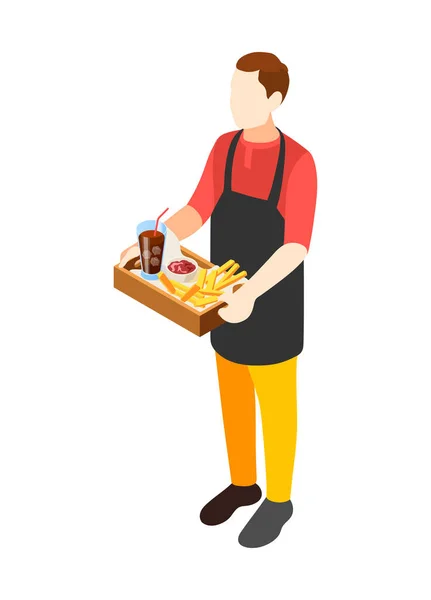 Burger House Vector Illustration — Stockvektor