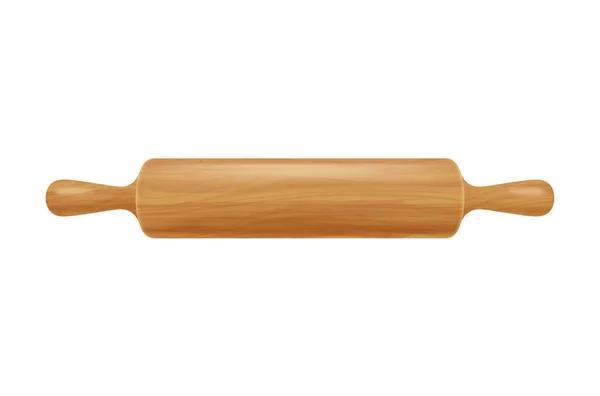 Nudelteig Rolling Pin Illustration — Stockvektor