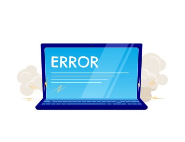 Kırık Laptop Çizimi