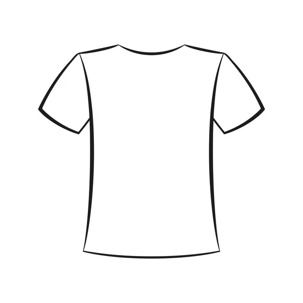T-shirt Flat Illustration — Stockvector