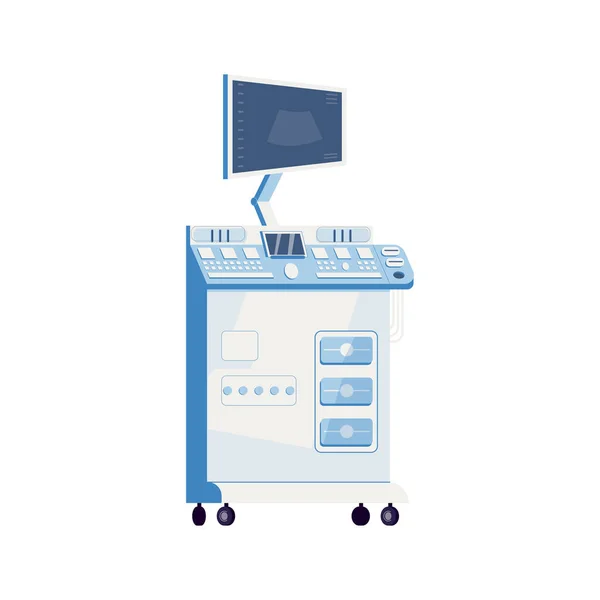 Icono de máquina de ultrasonido — Vector de stock