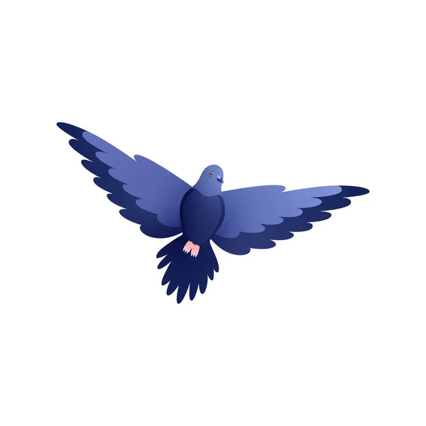 Плоский голубь — стоковый вектор