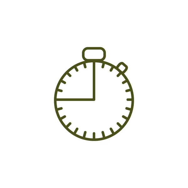 Simple Stopwatch Icon — Stock Vector