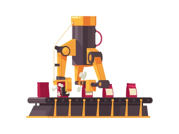 Máquina de embalaje automatizada — Archivo Imágenes Vectoriales