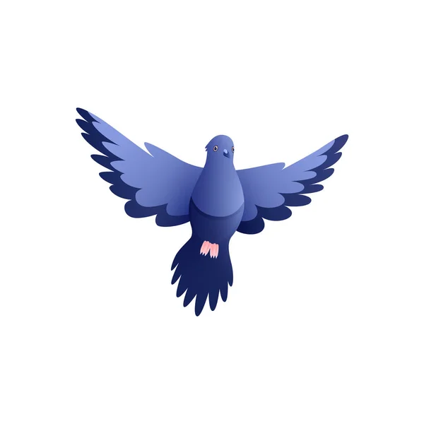 Flat Pigeon Icon — Stock Vector