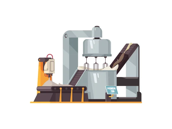 Ikone der automatisierten Maschine — Stockvektor