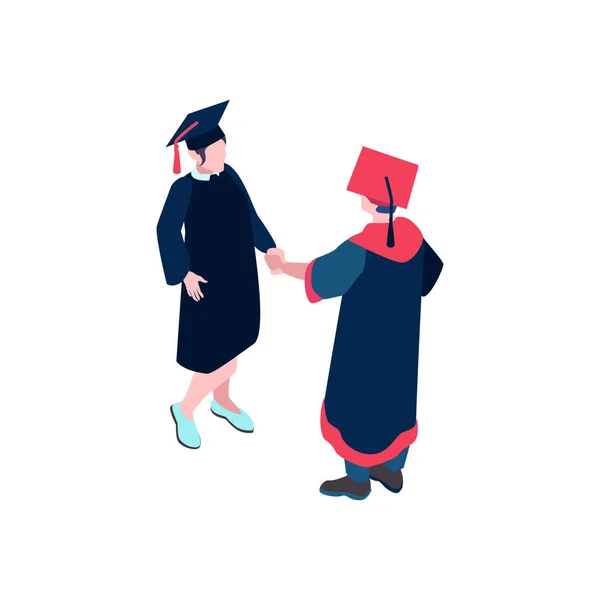 Studenten Graduaton Icon — Stockvector