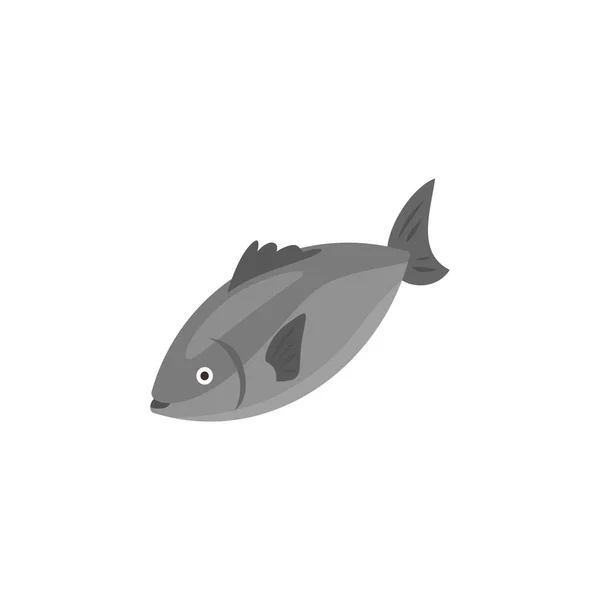Изометрическая иллюстрация рыб — стоковый вектор