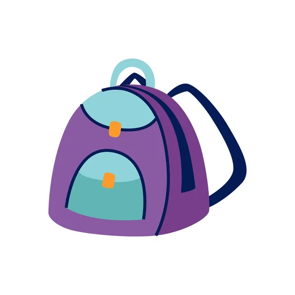 Illustration de sac à dos scolaire — Image vectorielle