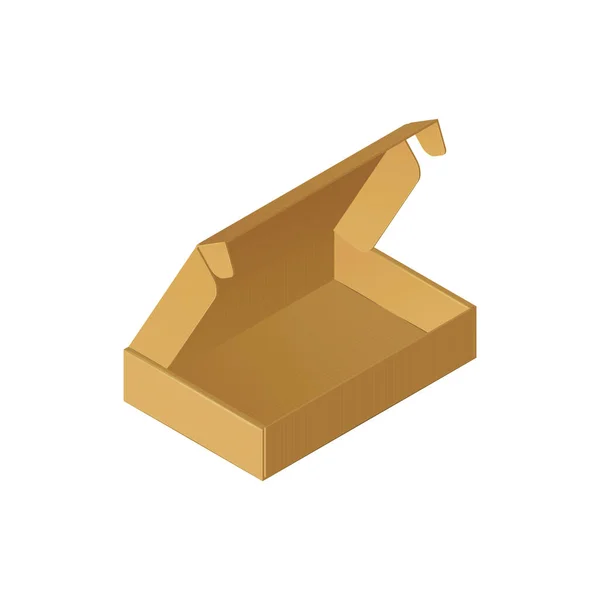 Cardboard Box Icon — Stock Vector