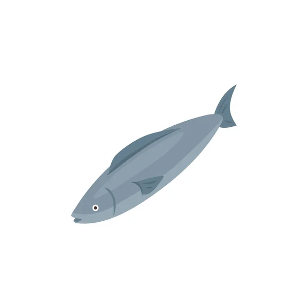 Ikona ryby izometrycznej — Wektor stockowy