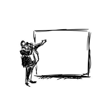 Doodle İş Karakteri