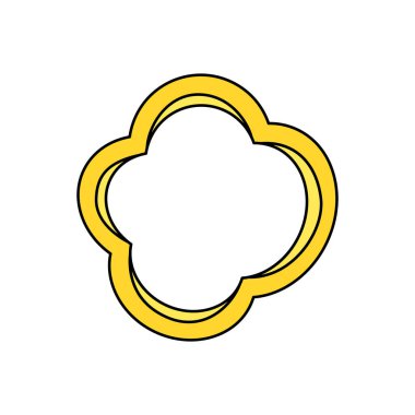 İzole edilmiş meyve dilimleri, waffle ve çırpılmış yumurta ile renklendirilmiş kahvaltı kompozisyonu boş arka plan çizimi