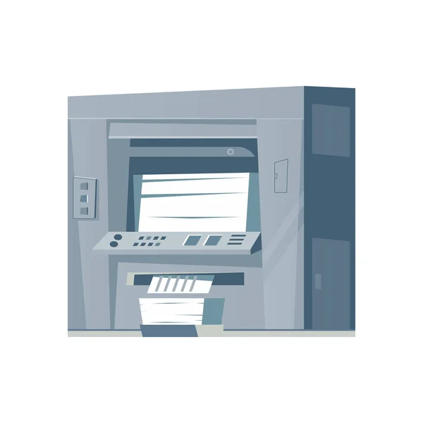 Printing Press Icon — Stock Vector