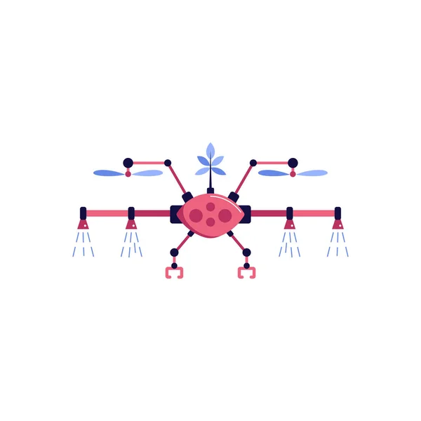 Zautomatyzowana ilustracja drona — Wektor stockowy