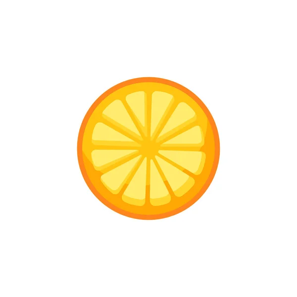 Ilustración plana naranja — Vector de stock