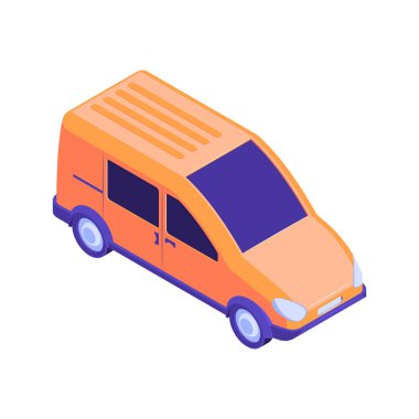 Isometric Araç Simgesi