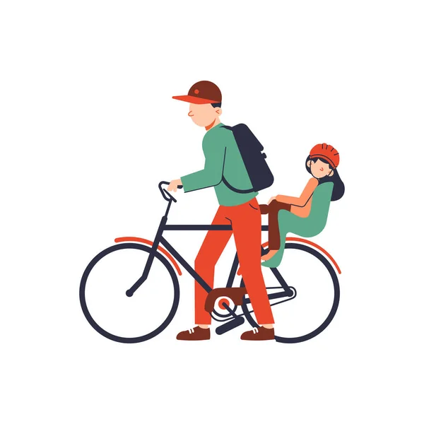 Family Sport Flat Icon — Stock Vector