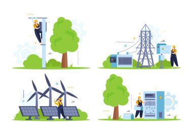 Açık Hava Elektrik Düz Kompozisyonu