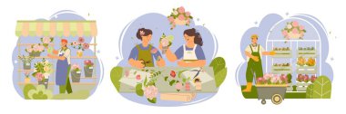 Çiçeksel Düz Kompozisyonlar