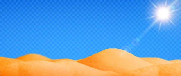 Paisagem realista do deserto —  Vetores de Stock