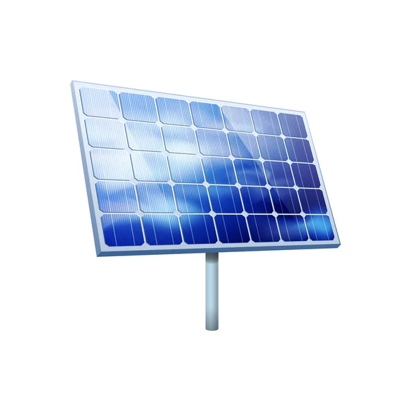 Ilustración del panel solar — Vector de stock