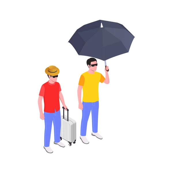 Umbrella Composition — стоковый вектор